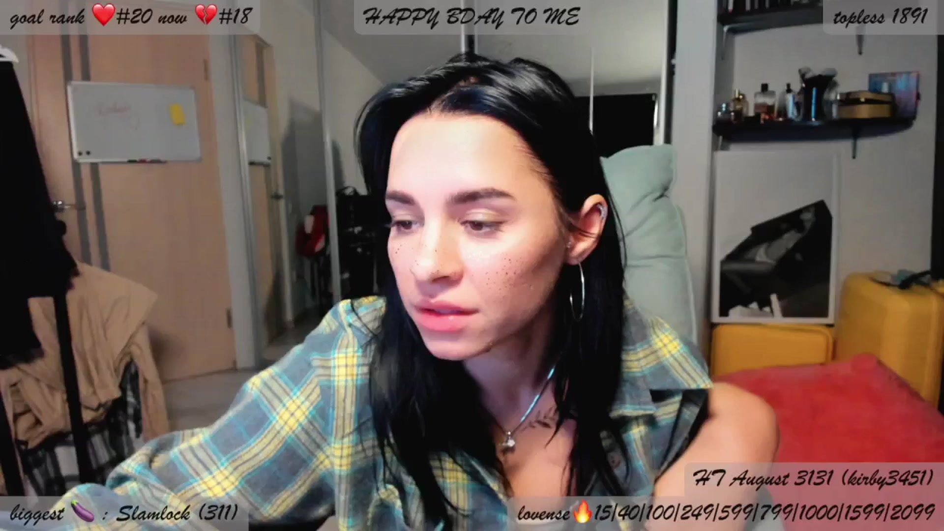 Gallery image thumbnail from BDayYaga's myfreecams stream on, 08/21/2025, 02:14 image 3 of 20