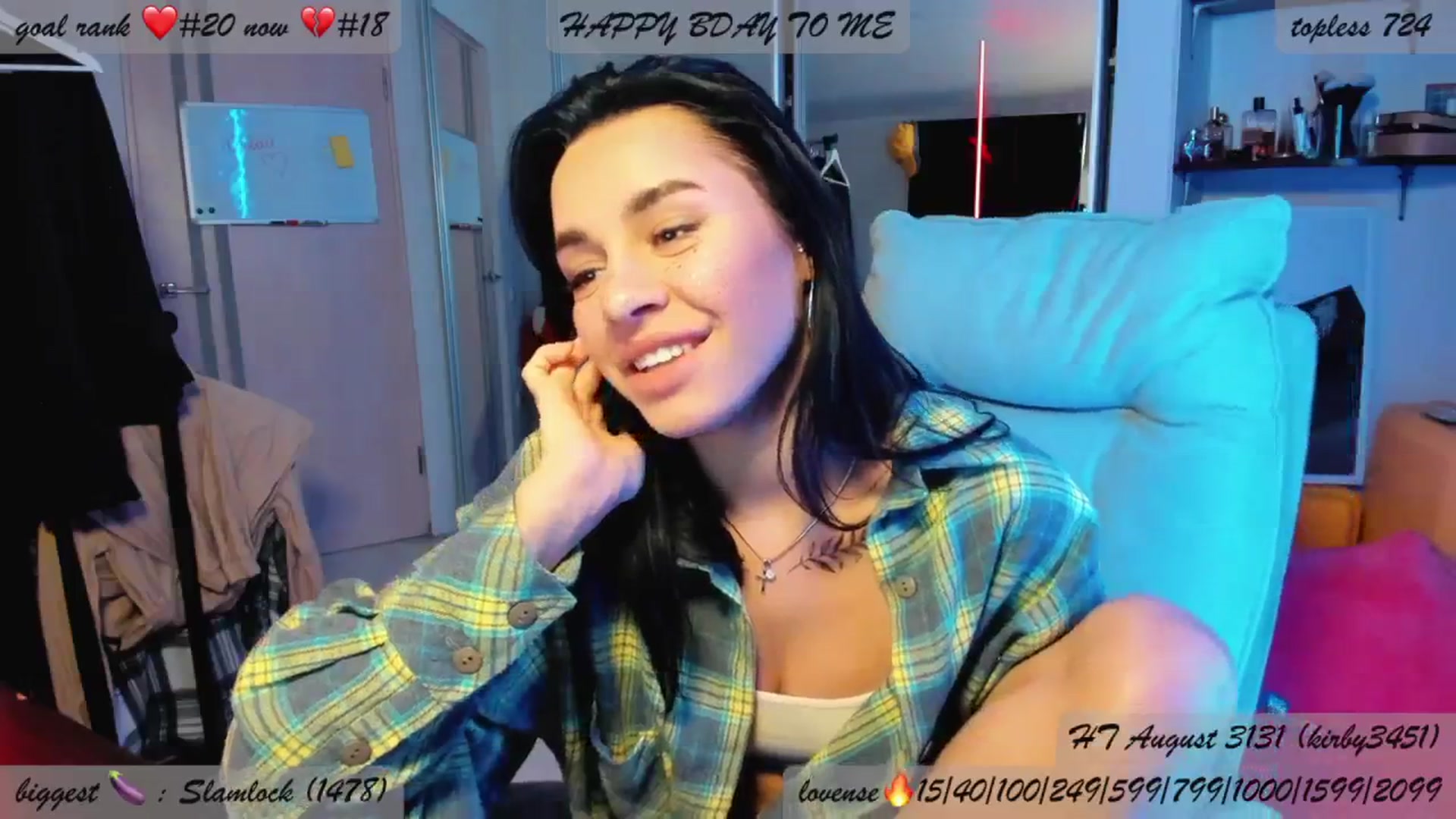 Gallery image thumbnail from BDayYaga's myfreecams stream on, 08/21/2025, 02:14 image 10 of 20