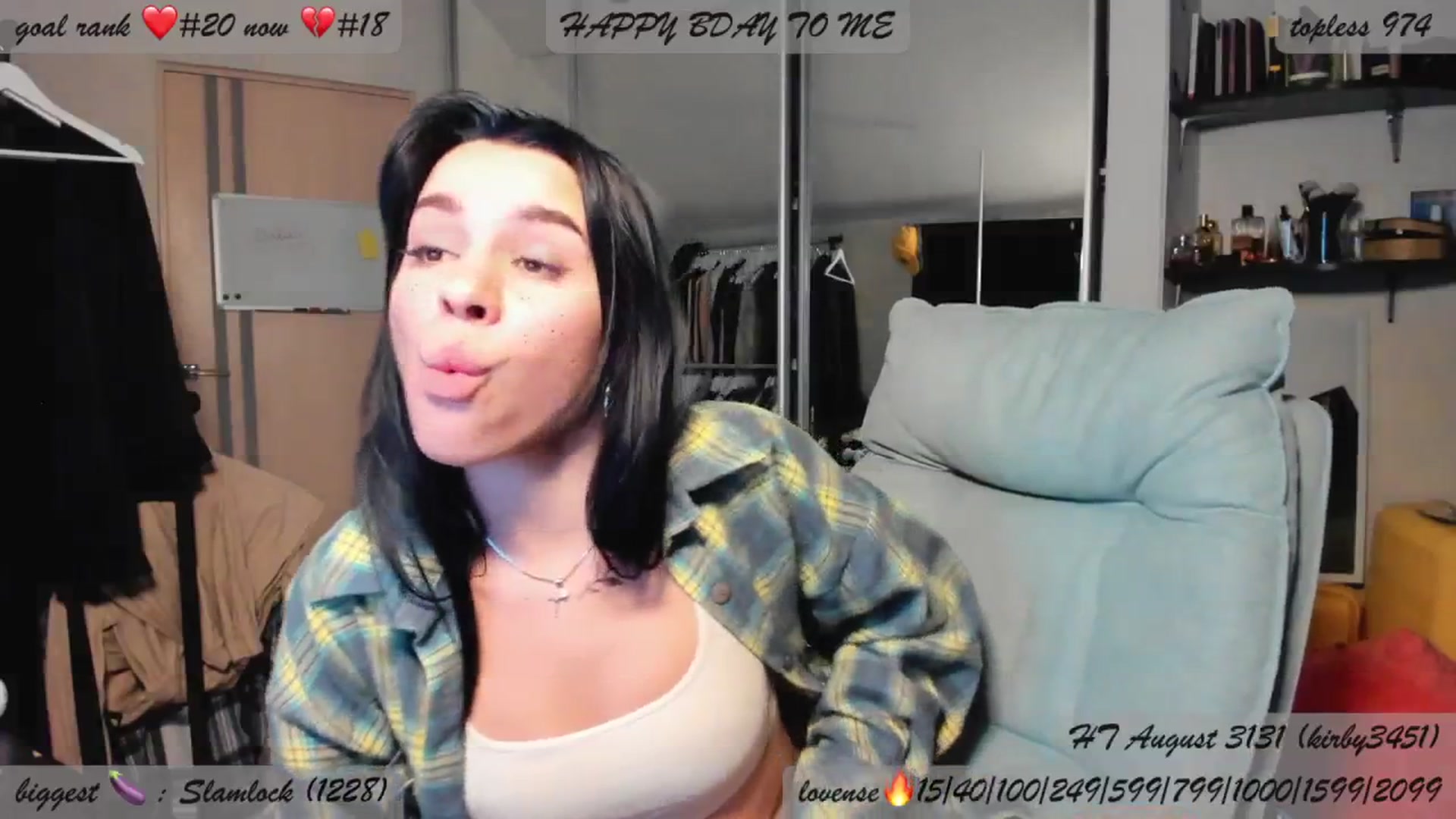 Gallery image thumbnail from BDayYaga's myfreecams stream on, 08/21/2025, 02:14 image 6 of 20