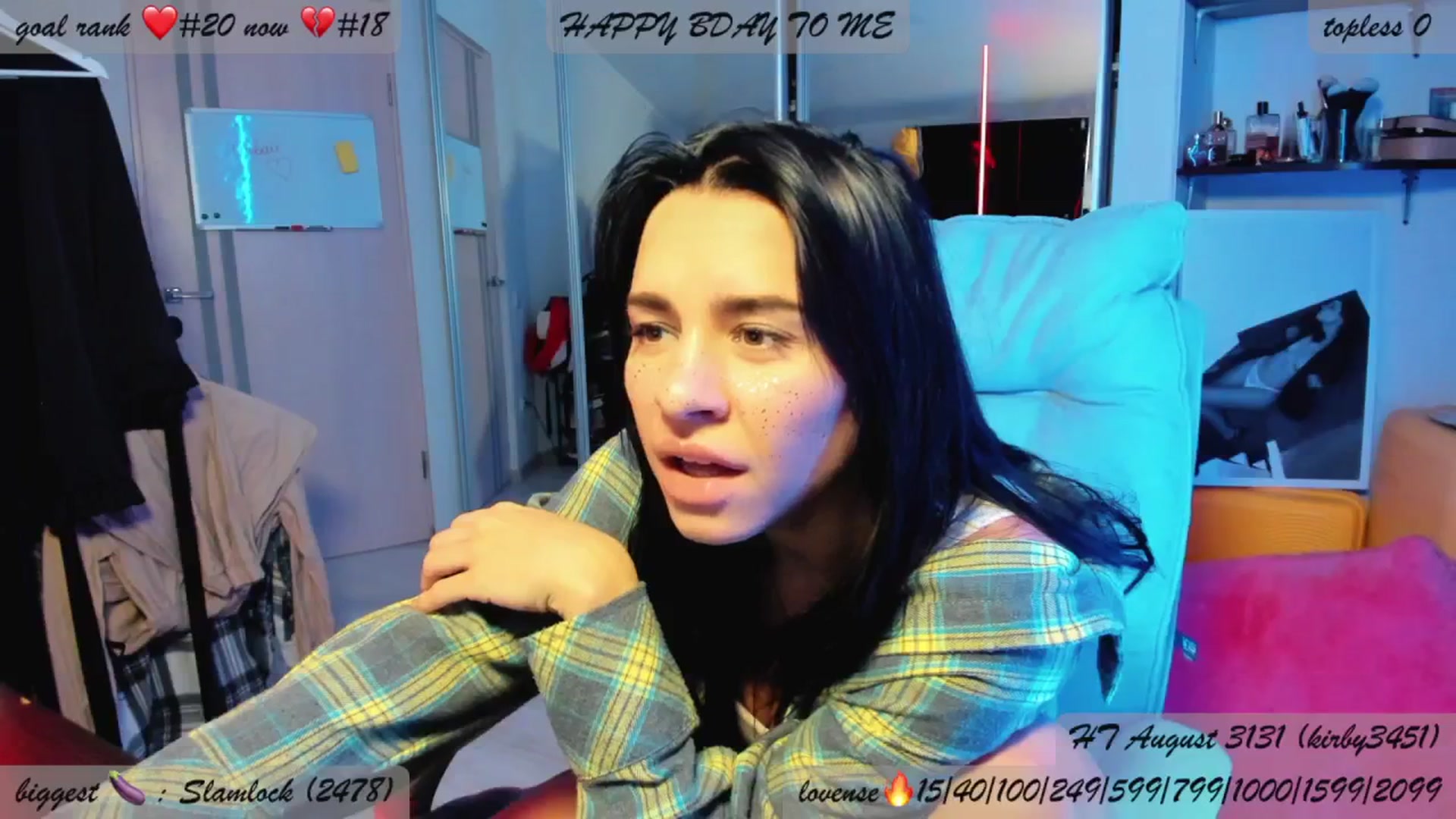 Gallery image thumbnail from BDayYaga's myfreecams stream on, 08/21/2025, 02:14 image 20 of 20