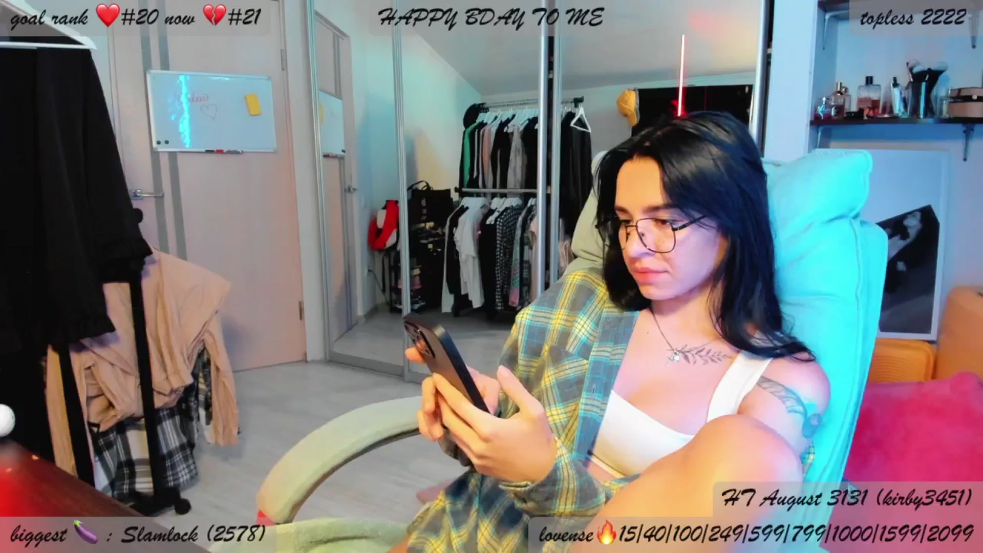 Gallery image thumbnail from BDayYaga's myfreecams stream on, 08/21/2025, 06:19 image 2 of 20