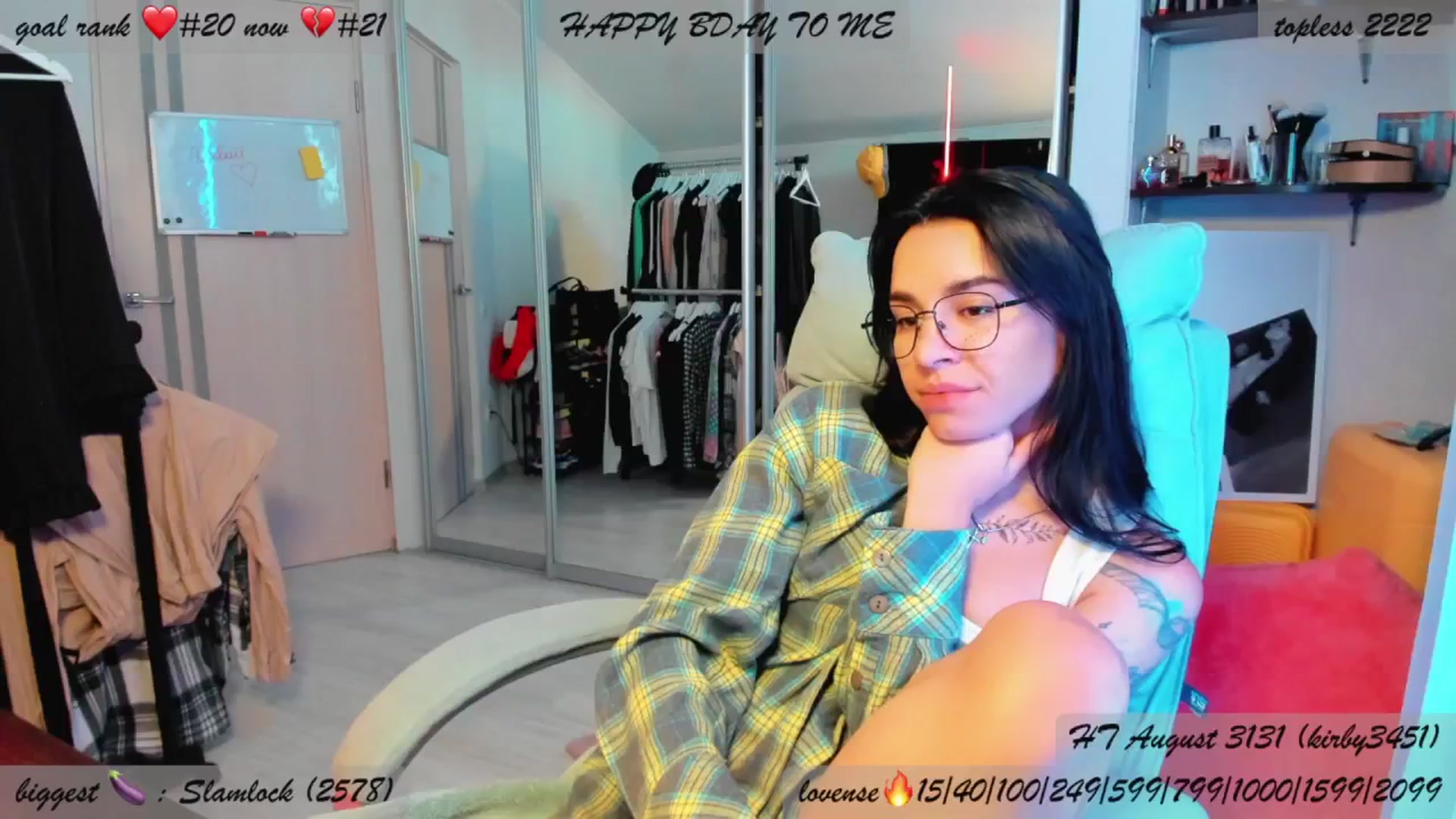 Gallery image thumbnail from BDayYaga's myfreecams stream on, 08/21/2025, 06:19 image 5 of 20