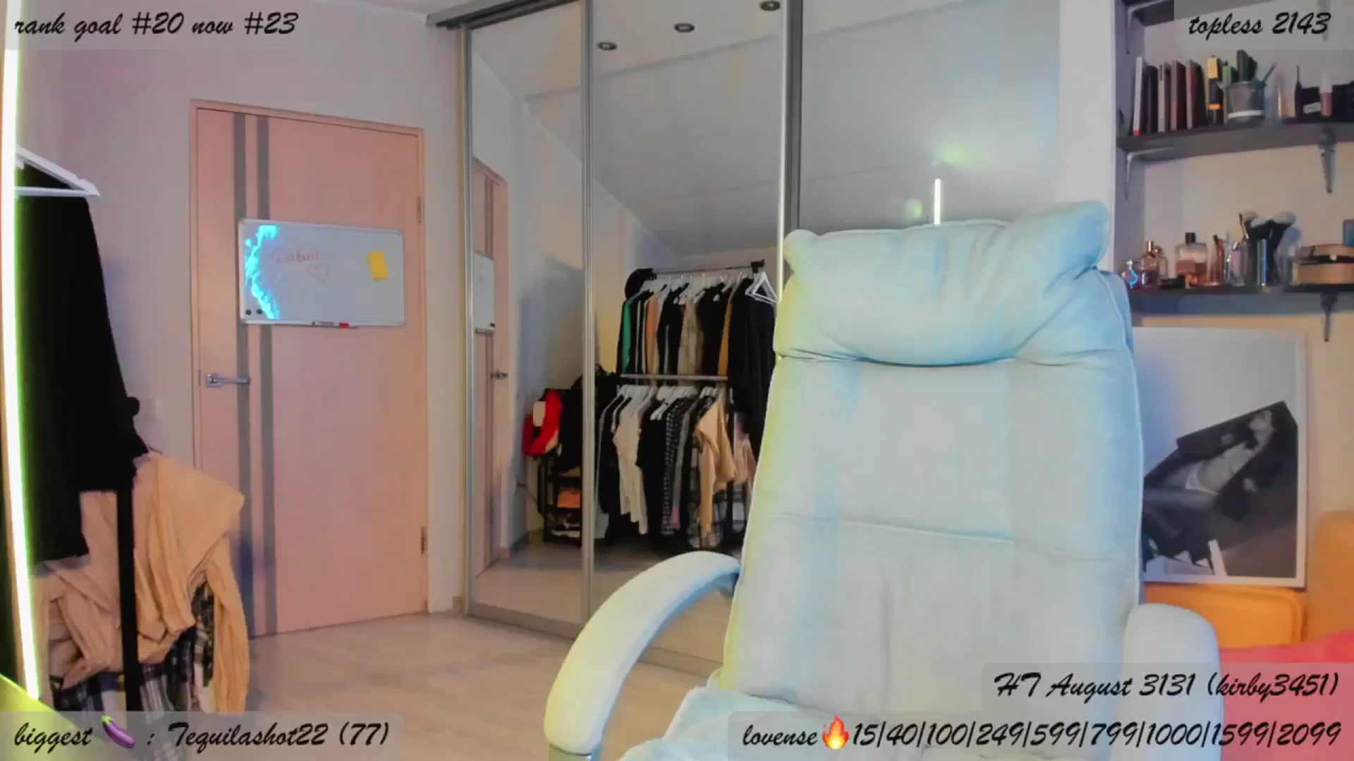 Gallery image thumbnail from BDayYaga's myfreecams stream on, 08/22/2025, 05:01 image 2 of 20