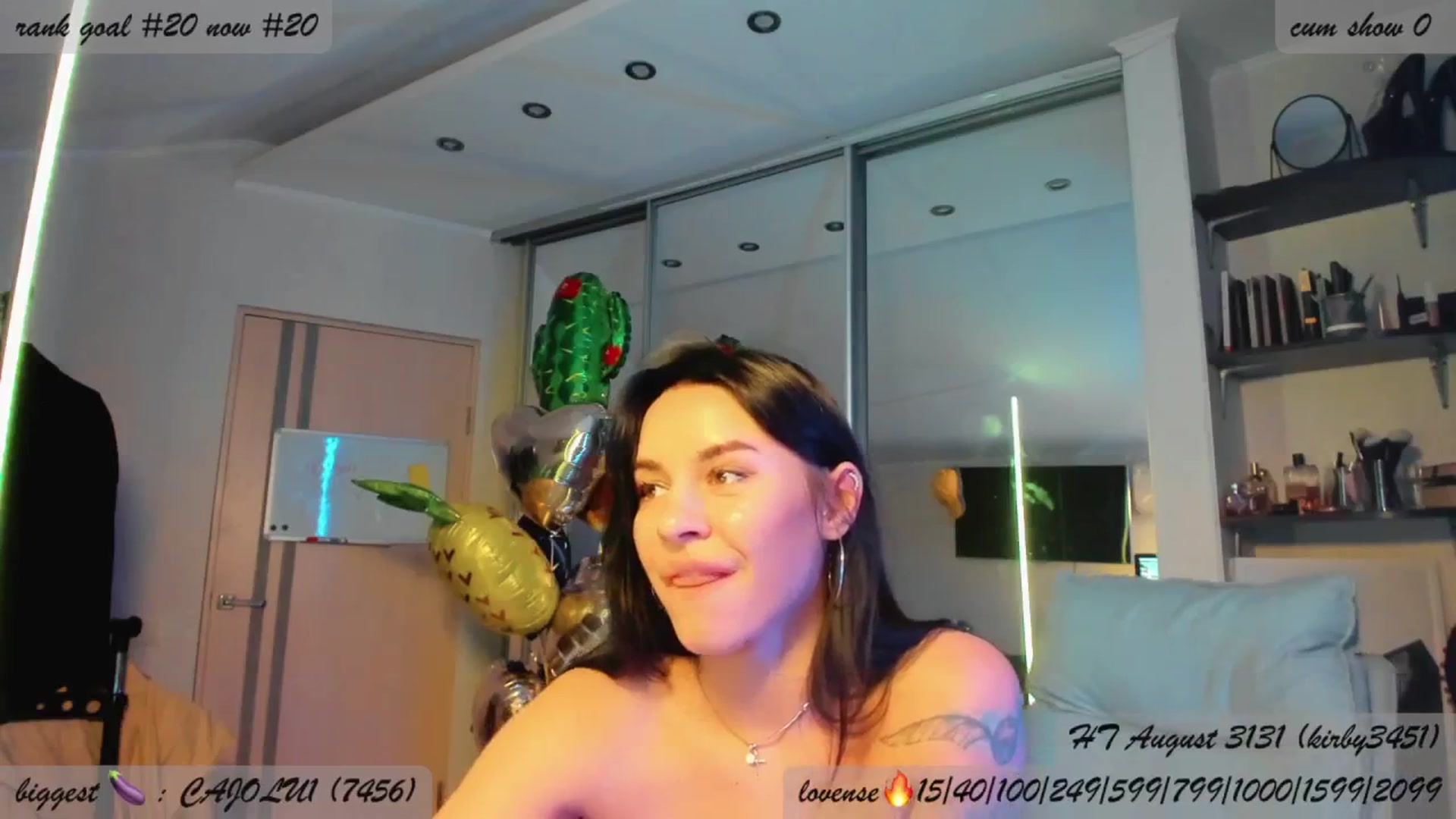 Gallery image thumbnail from BDayYaga's myfreecams stream on, 08/23/2025, 02:50 image 17 of 20