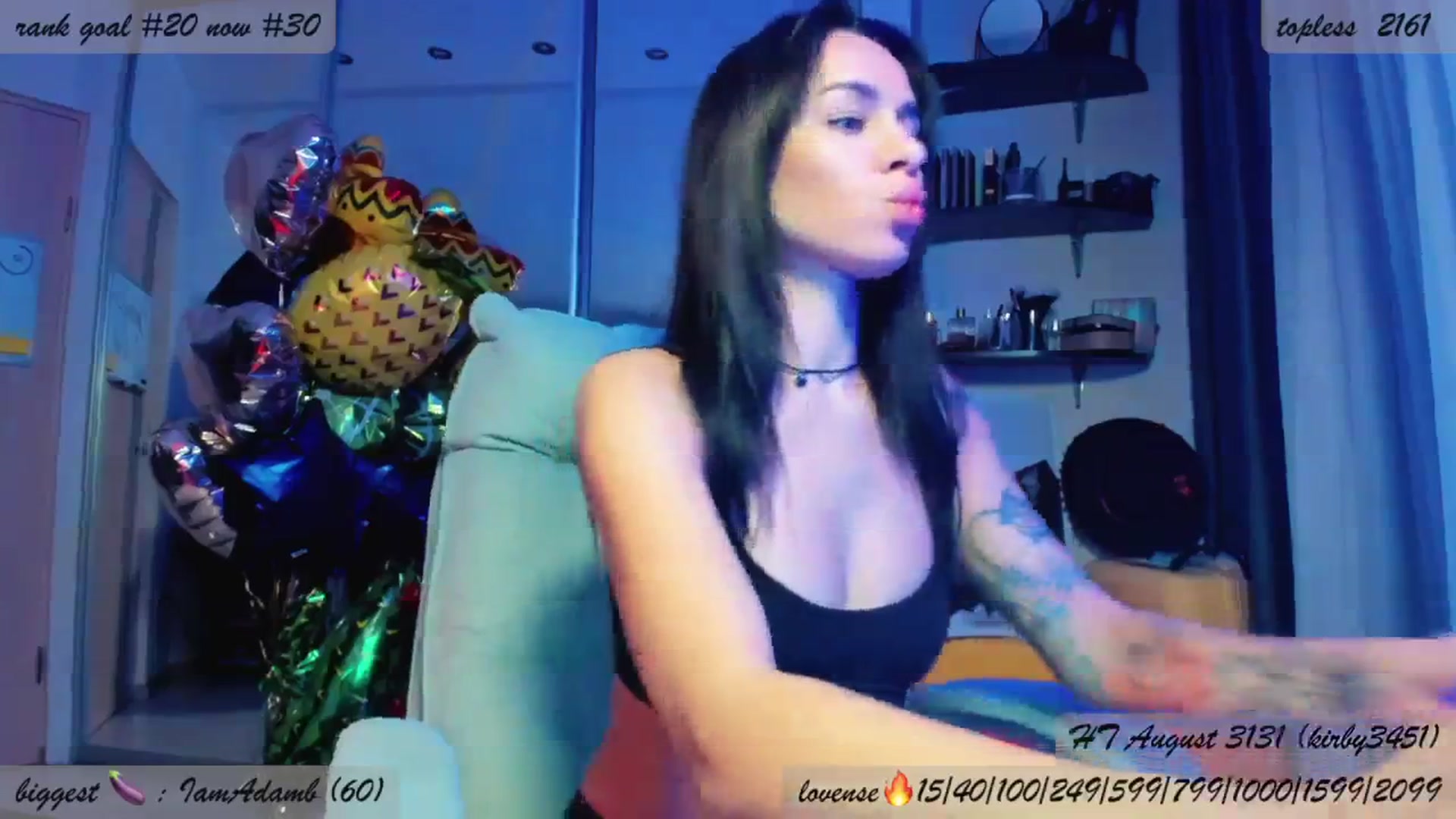 Gallery image thumbnail from BDayYaga's myfreecams stream on, 08/27/2025, 20:13 image 3 of 20