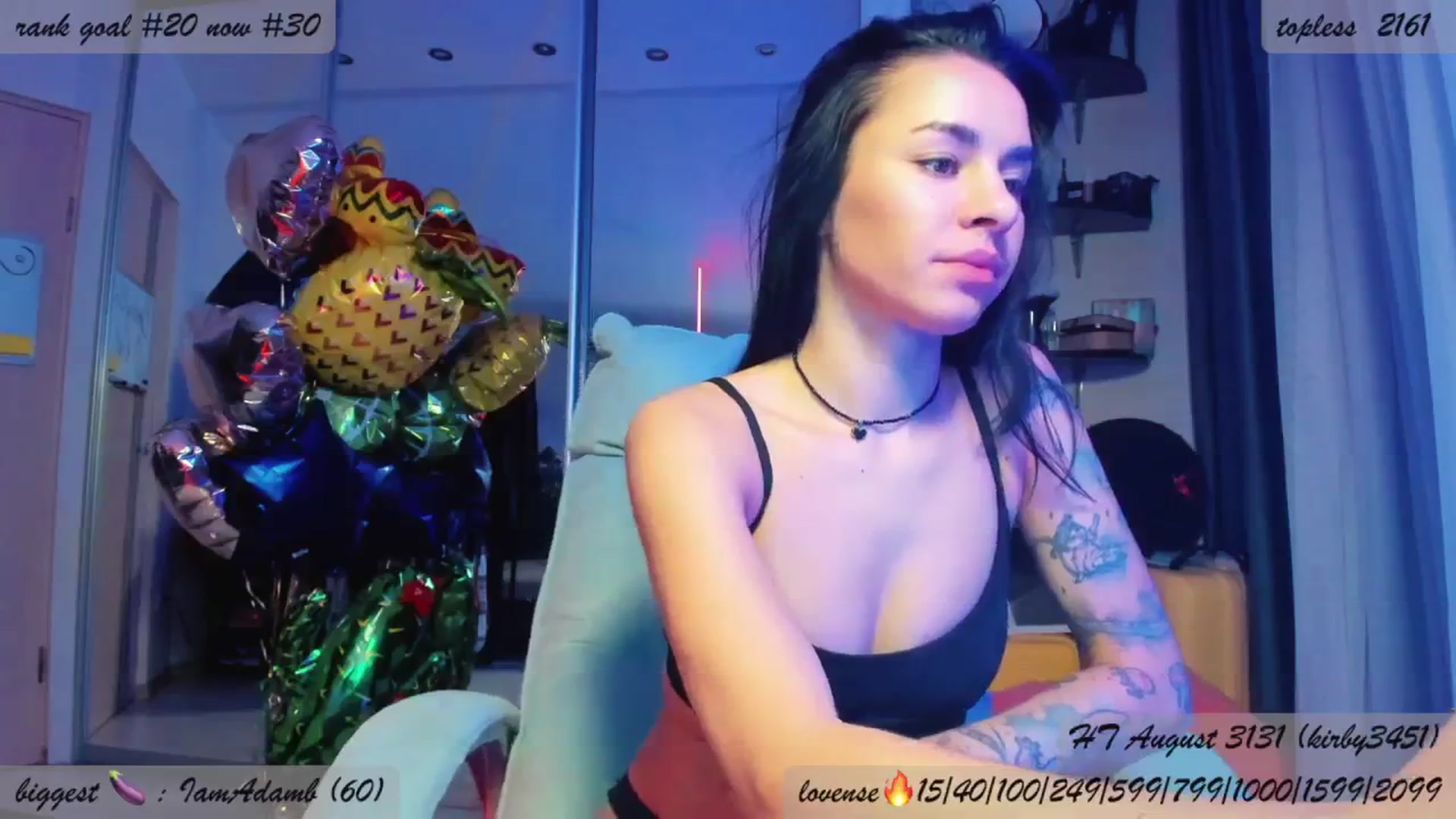 Gallery image thumbnail from BDayYaga's myfreecams stream on, 08/27/2025, 20:13 image 5 of 20
