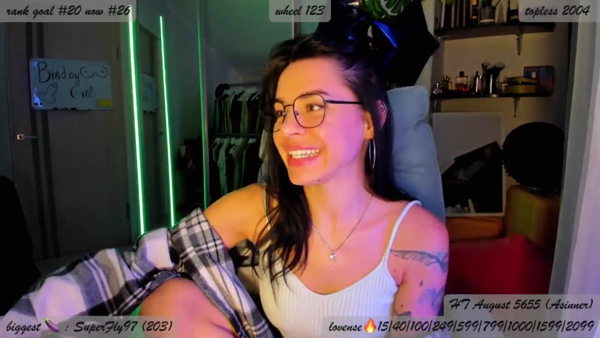 Gallery image thumbnail from BDayYaga's myfreecams stream on, 08/30/2025, 24:46 image 15 of 20