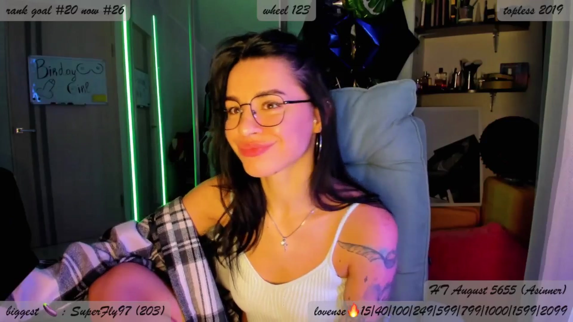 Gallery image thumbnail from BDayYaga's myfreecams stream on, 08/30/2025, 24:46 image 14 of 20