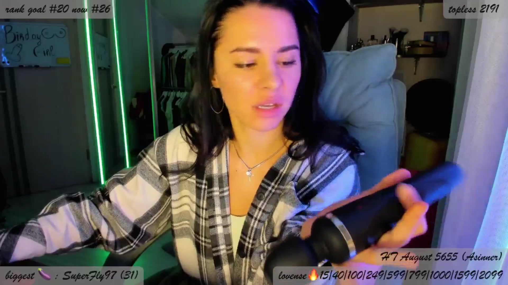 Gallery image thumbnail from BDayYaga's myfreecams stream on, 08/30/2025, 24:46 image 5 of 20
