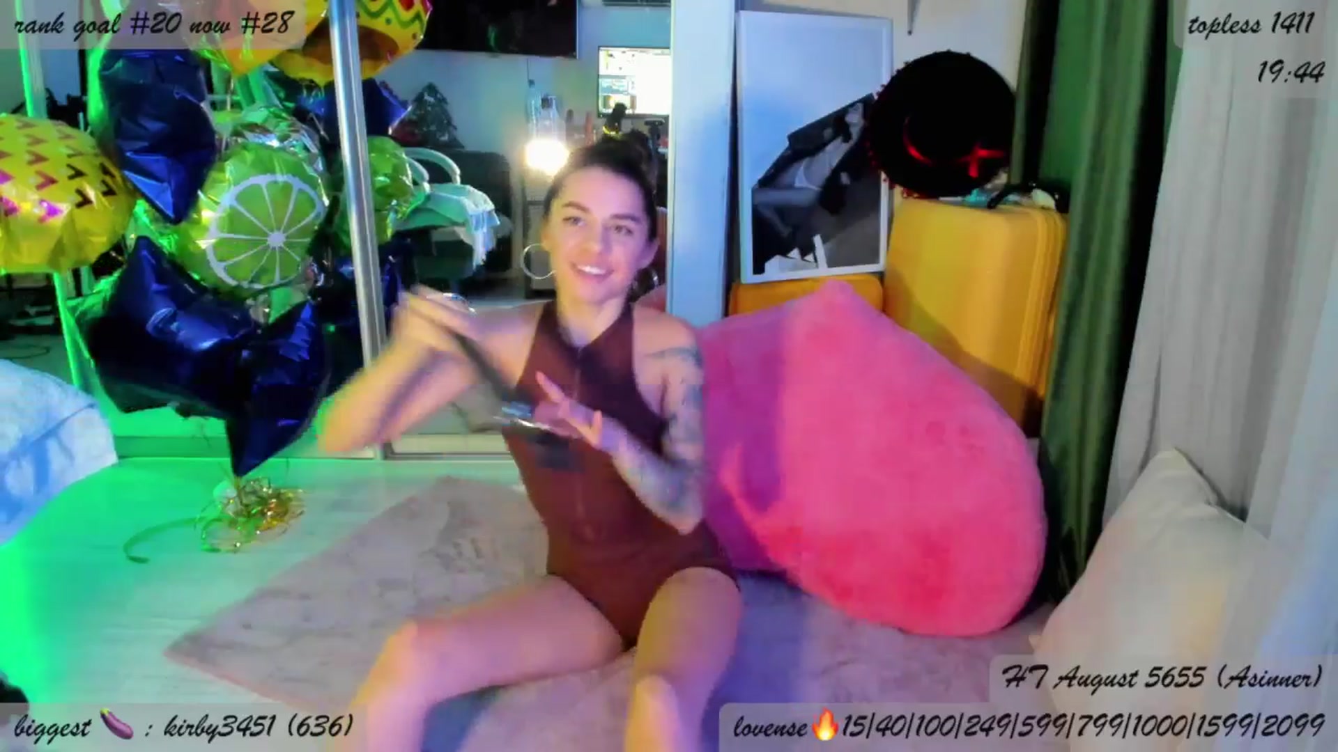 Gallery image thumbnail from BDayYaga's myfreecams stream on, 08/31/2025, 22:54 image 8 of 20