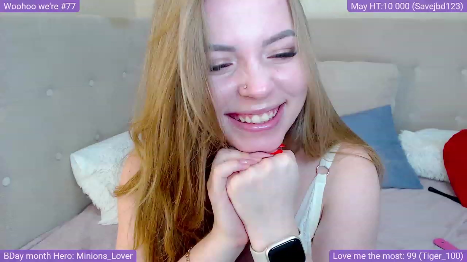 Gallery image thumbnail from BDay_Party's myfreecams stream on, 05/19/2023, 08:13 image 6 of 20