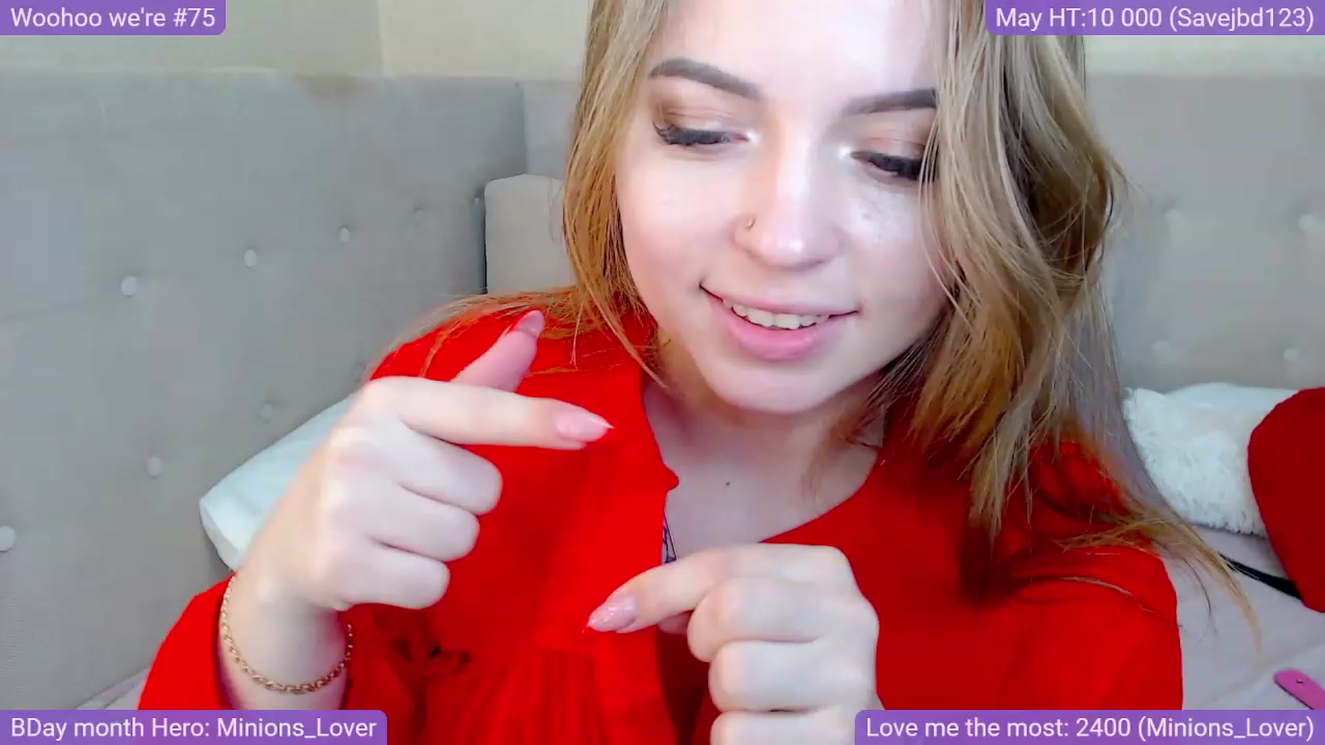 Gallery image thumbnail from BDay_Party's myfreecams stream on, 05/20/2023, 08:21 image 20 of 20