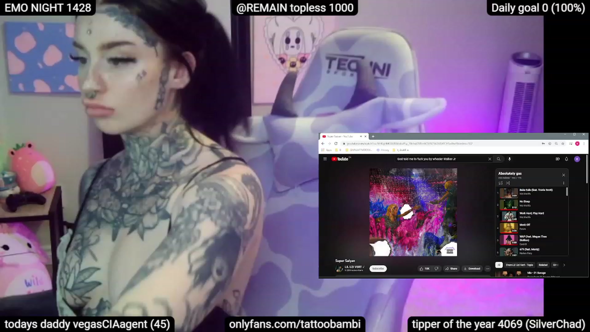 Gallery image thumbnail from BIRTHDAYBAMBI's myfreecams stream on, 06/19/2023, 03:25 image 4 of 20