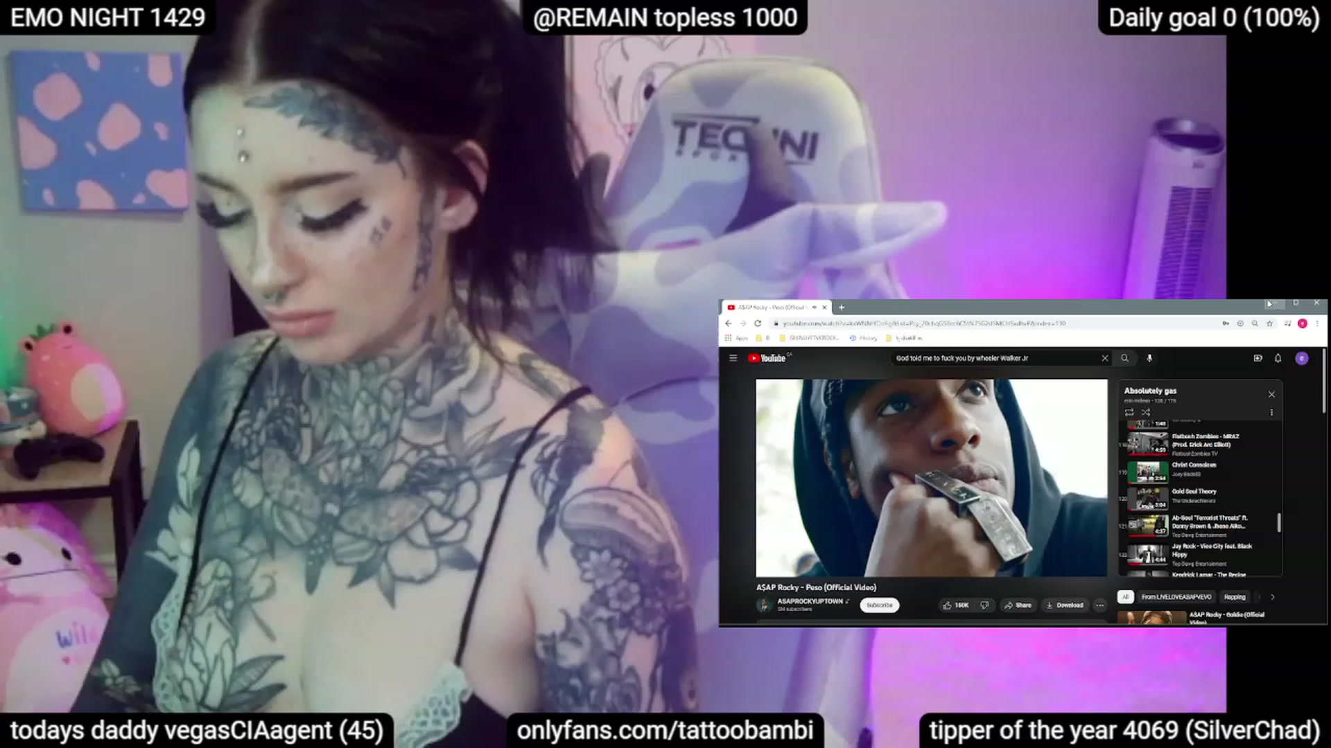 Gallery image thumbnail from BIRTHDAYBAMBI's myfreecams stream on, 06/19/2023, 03:25 image 6 of 20