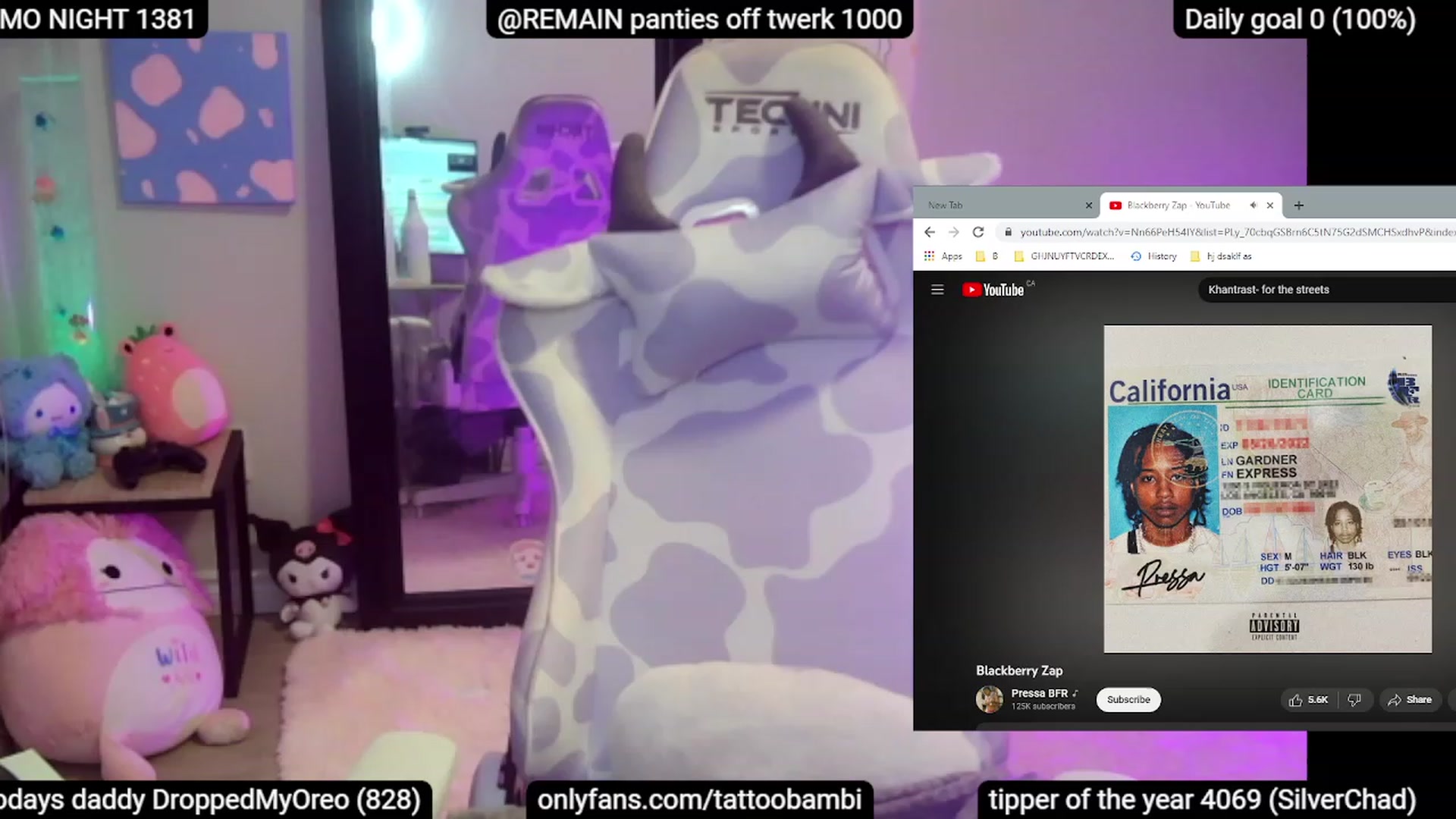 Gallery image thumbnail from BIRTHDAYBAMBI's myfreecams stream on, 06/19/2023, 03:56 image 7 of 20