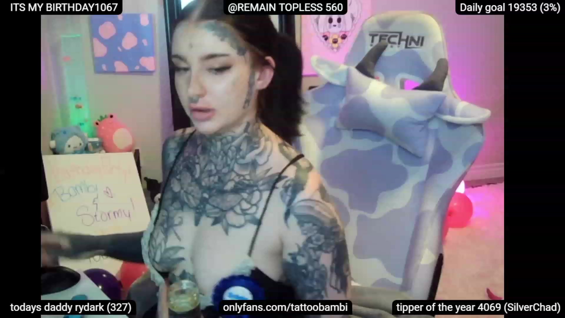 Gallery image thumbnail from BIRTHDAYBAMBI's myfreecams stream on, 06/24/2023, 22:02 image 20 of 20
