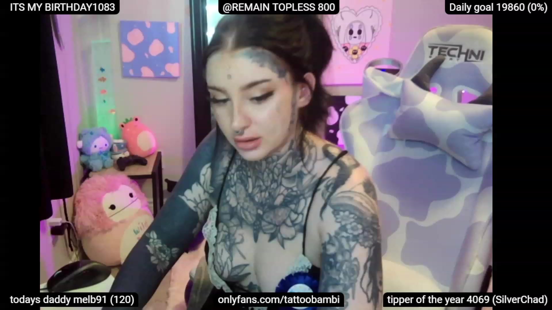 Gallery image thumbnail from BIRTHDAYBAMBI's myfreecams stream on, 06/24/2023, 22:02 image 6 of 20