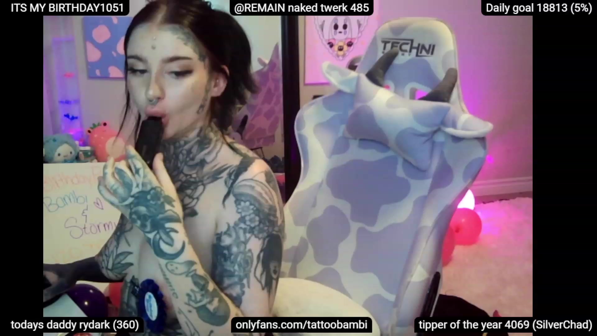 Gallery image thumbnail from BIRTHDAYBAMBI's myfreecams stream on, 06/24/2023, 23:17 image 10 of 20