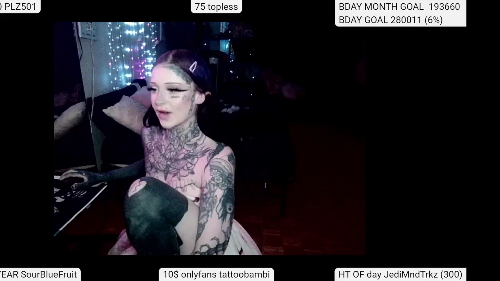Gallery image thumbnail from BIRTHDAYBAMBI's myfreecams stream on, 06/01/2024, 03:35 image 11 of 20