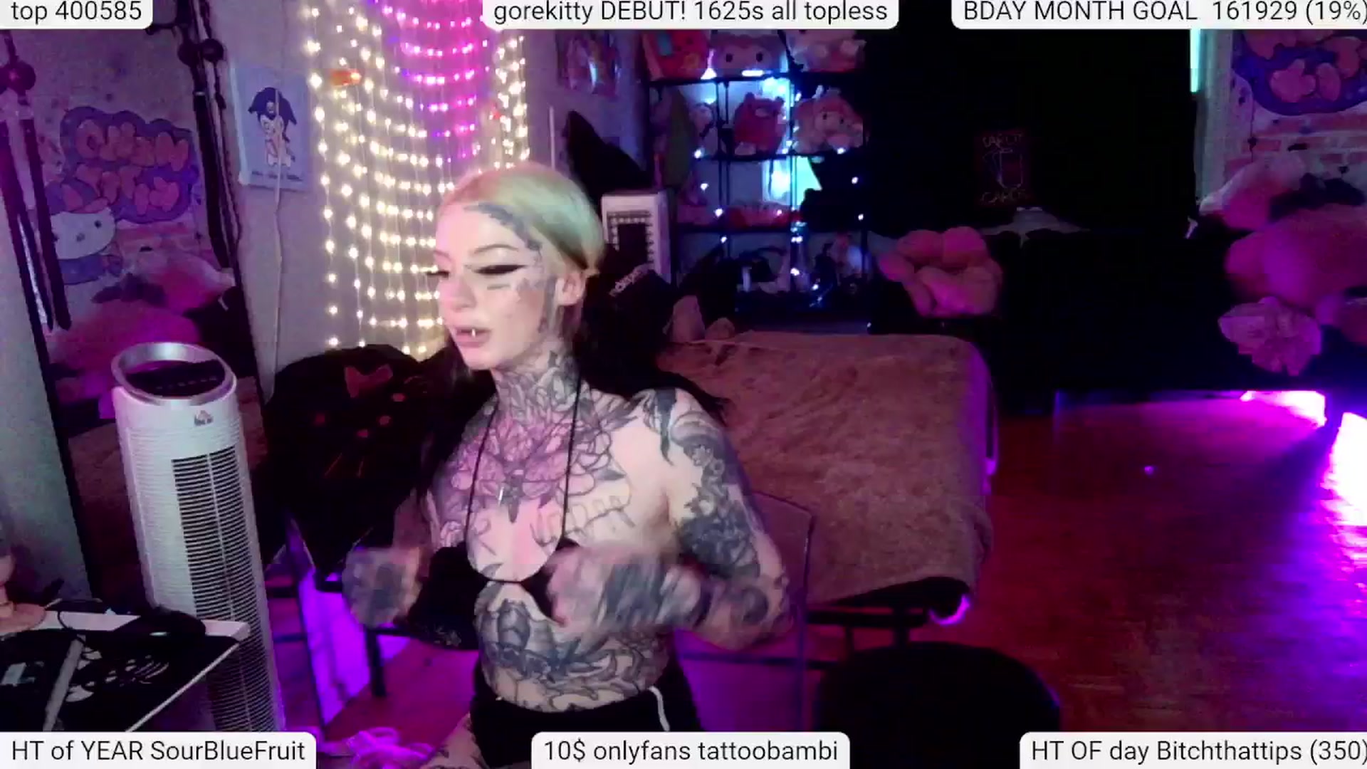 Gallery image thumbnail from BIRTHDAYBAMBI's myfreecams stream on, 06/19/2024, 01:53 image 6 of 20