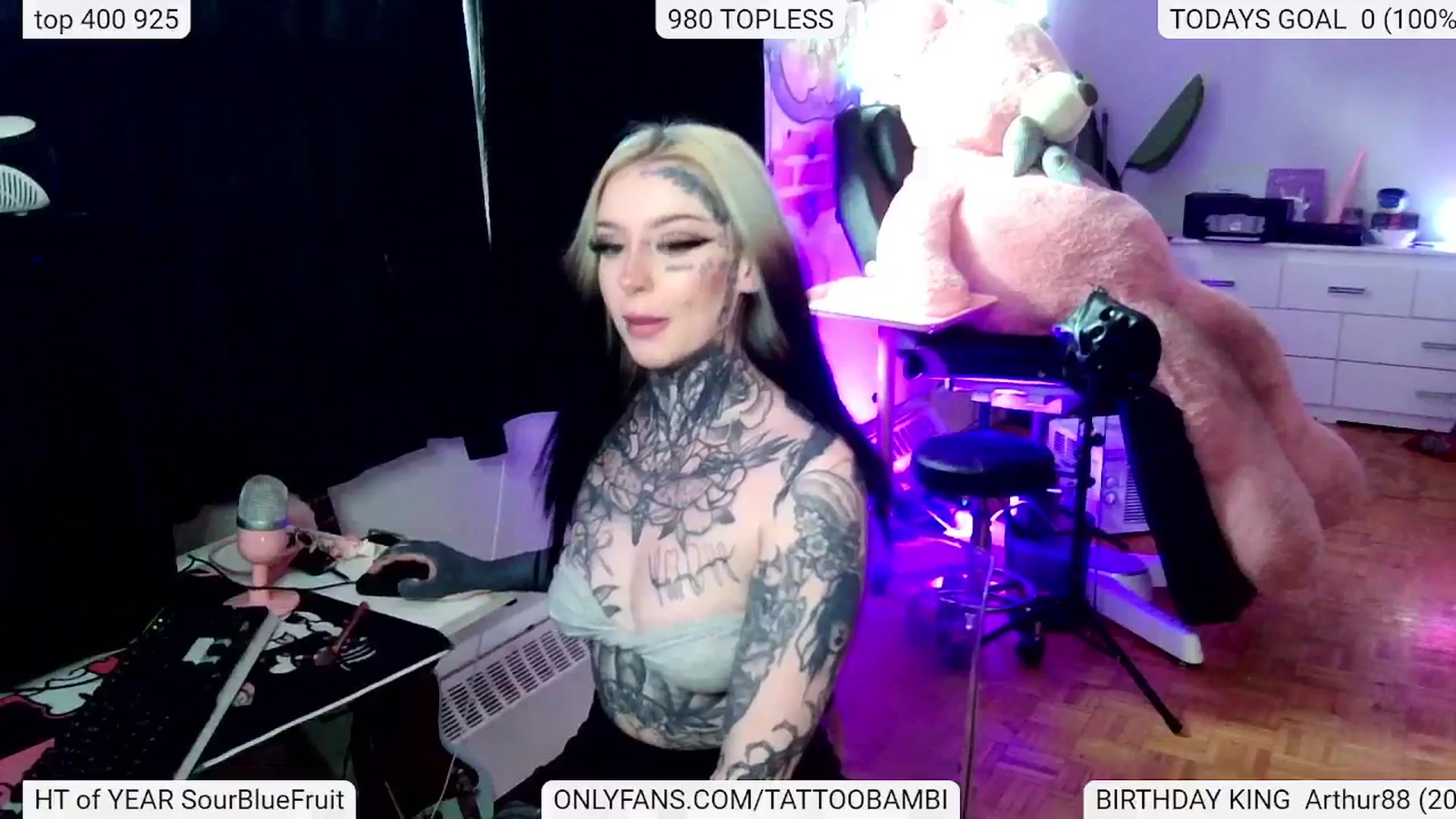 Gallery image thumbnail from BIRTHDAYBAMBI's myfreecams stream on, 07/06/2024, 22:11 image 2 of 20