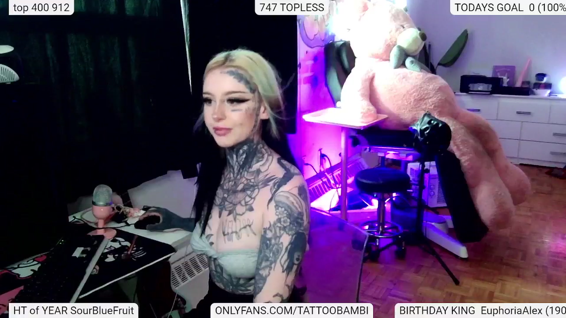 Gallery image thumbnail from BIRTHDAYBAMBI's myfreecams stream on, 07/06/2024, 22:11 image 8 of 20