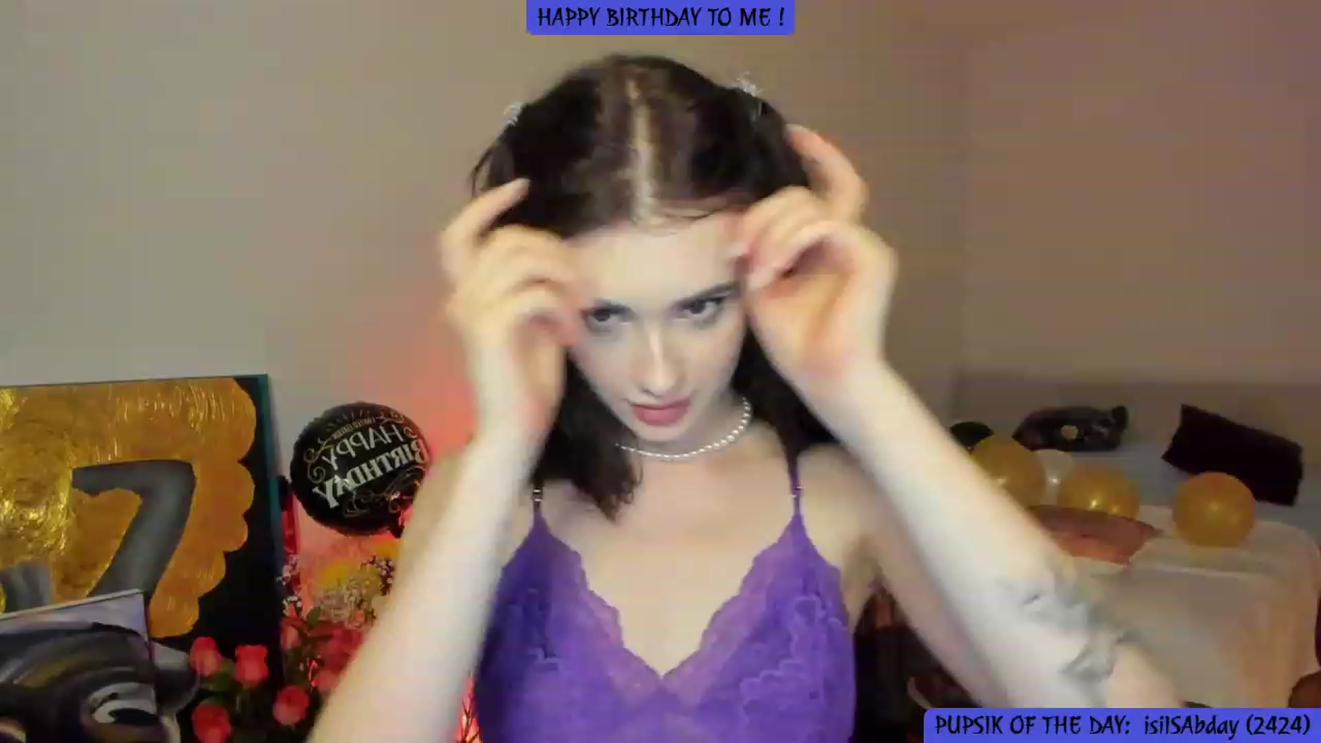 Gallery image thumbnail from BIRTHDAY_7's myfreecams stream on, 08/07/2023, 23:25 image 20 of 20