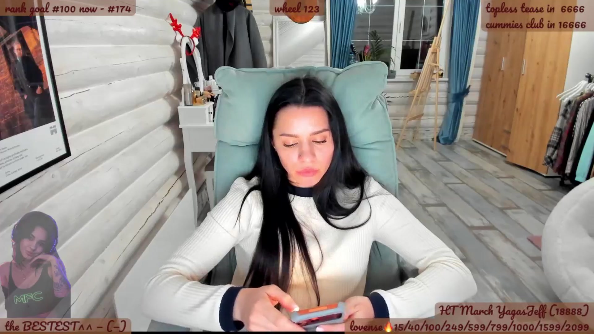 Gallery image thumbnail from BabaYaga___'s myfreecams stream on, 03/18/2026, 20:00 image 5 of 20