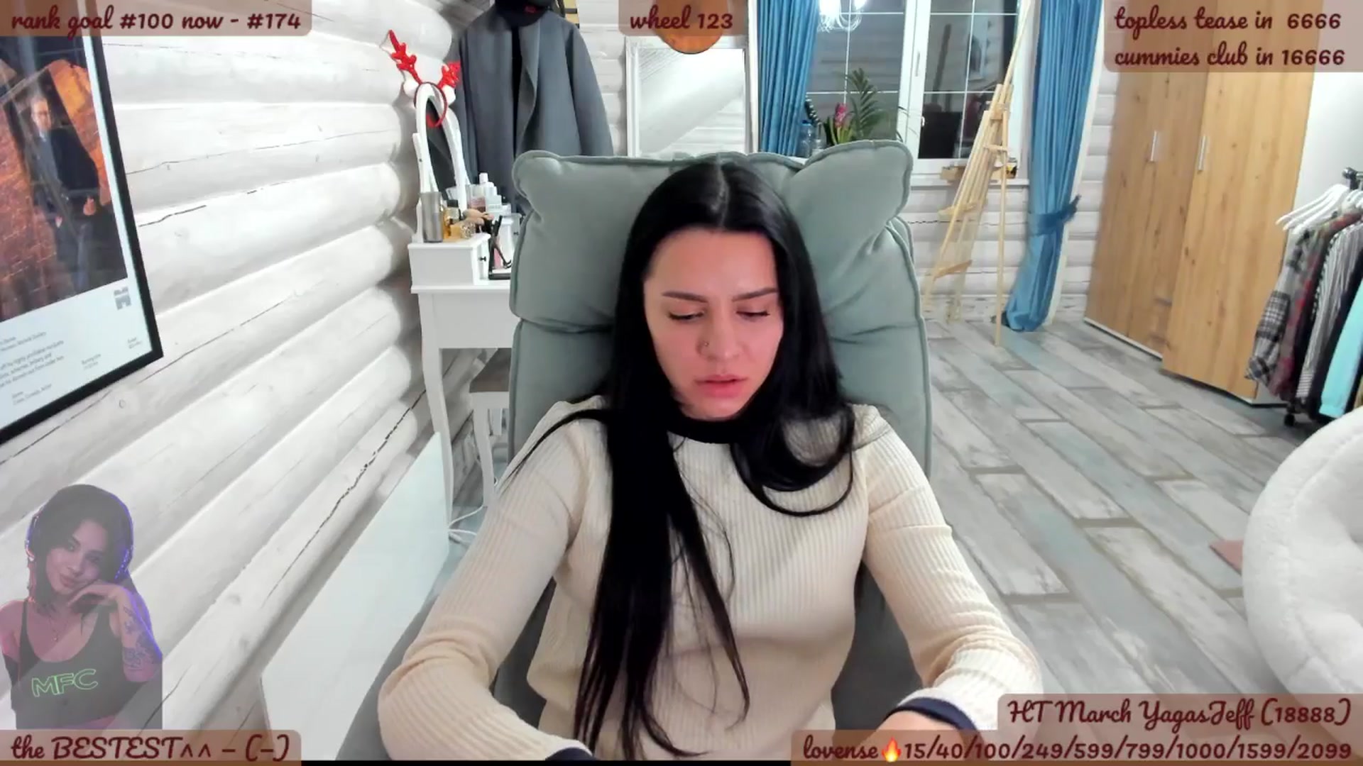 Gallery image thumbnail from BabaYaga___'s myfreecams stream on, 03/18/2026, 20:00 image 4 of 20