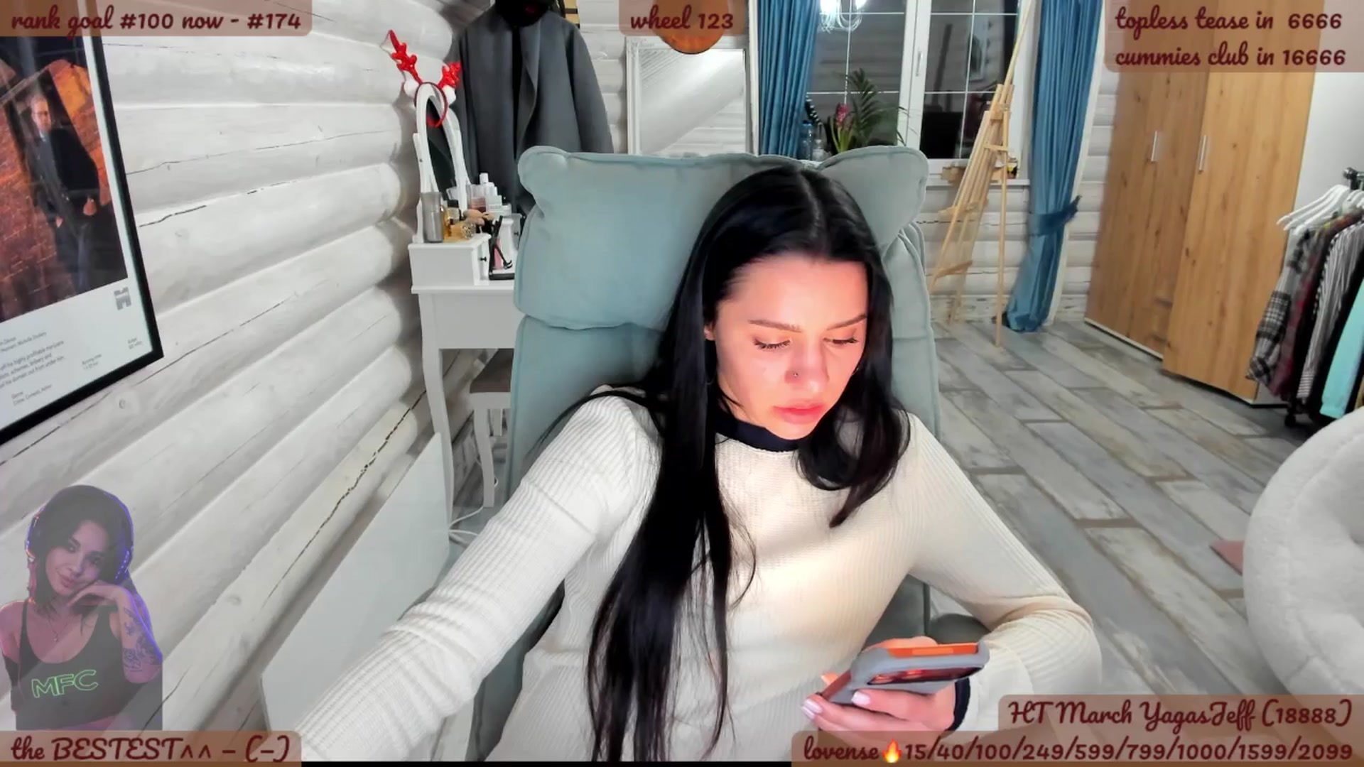 Gallery image thumbnail from BabaYaga___'s myfreecams stream on, 03/18/2026, 20:00 image 2 of 20