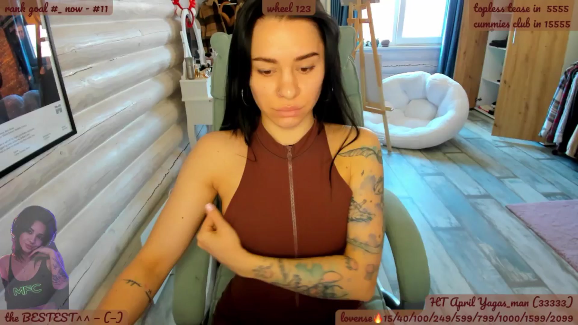 Gallery image thumbnail from BabaYaga___'s myfreecams stream on, 04/06/2026, 12:54 image 1 of 20