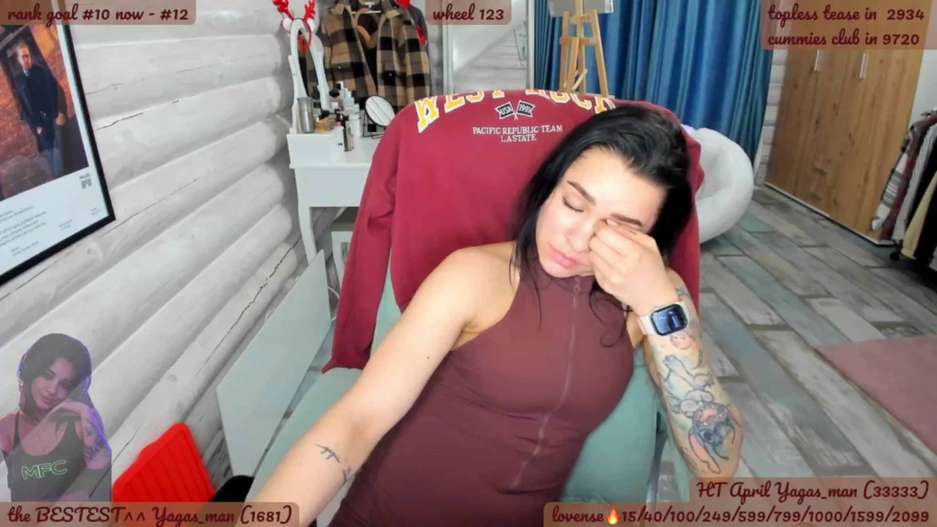 Gallery image thumbnail from BabaYaga___'s myfreecams stream on, 04/06/2026, 20:04 image 17 of 20