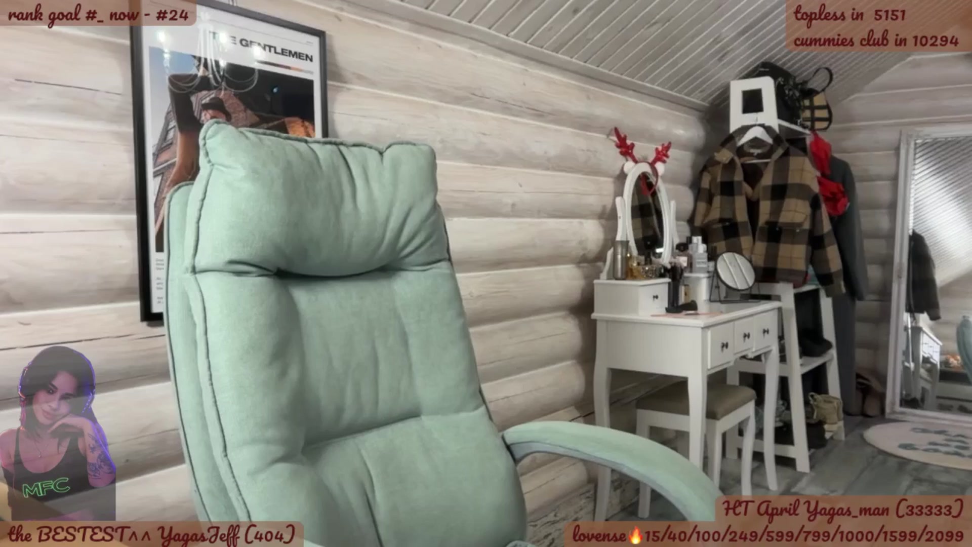 Gallery image thumbnail from BabaYaga___'s myfreecams stream on, 04/14/2026, 19:46 image 7 of 20