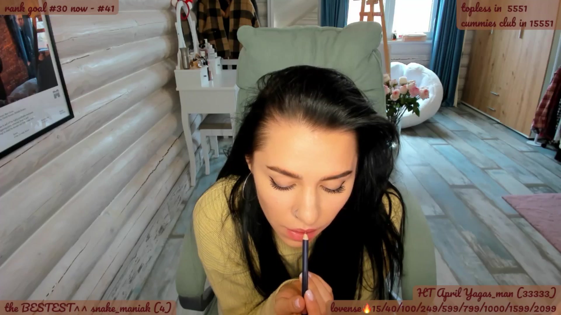 Gallery image thumbnail from BabaYaga___'s myfreecams stream on, 04/23/2026, 12:34 image 5 of 20