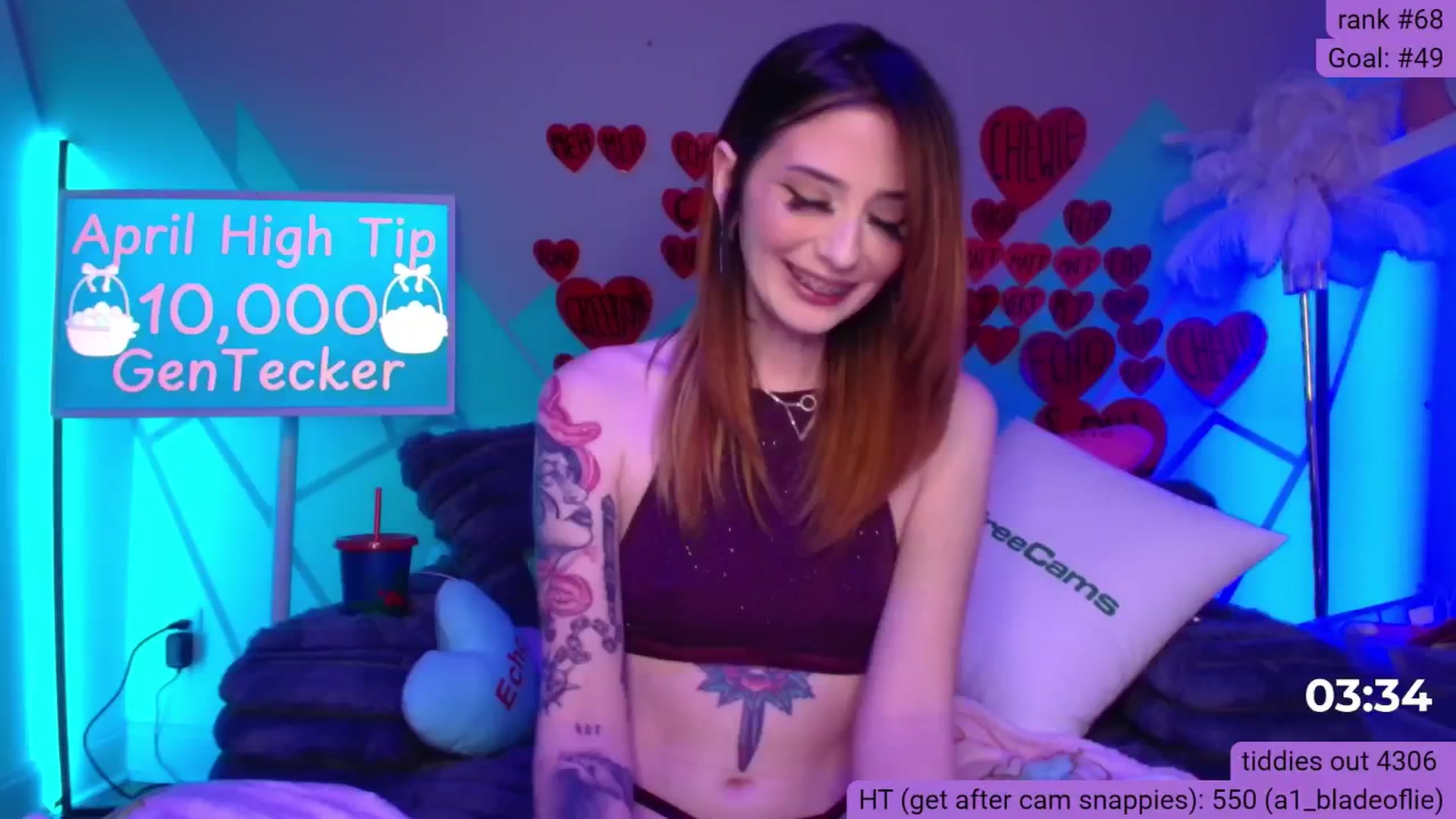 Gallery image thumbnail from BabeAriel's myfreecams stream on, 04/28/2025, 02:38 image 14 of 20
