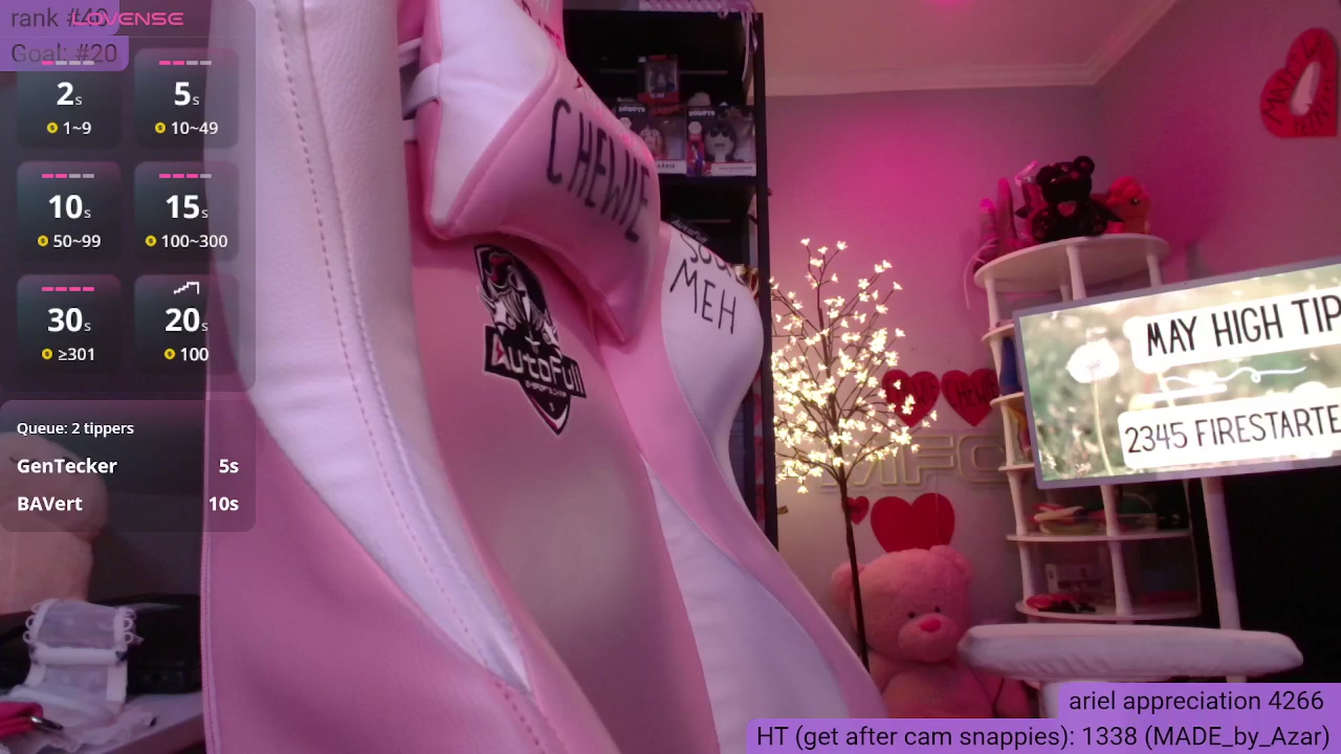 Gallery image thumbnail from BabeAriel's myfreecams stream on, 05/03/2025, 04:21 image 2 of 20