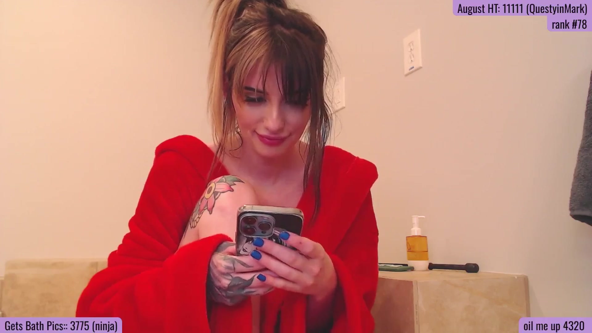 Gallery image thumbnail from BabeAriel's myfreecams stream on, 08/25/2025, 05:29 image 19 of 20
