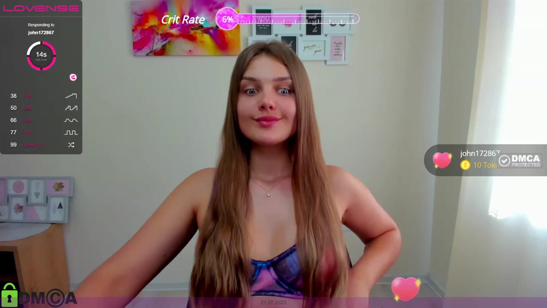 Gallery image thumbnail from Babe_golden's myfreecams stream on, 07/21/2023, 14:10 image 17 of 20