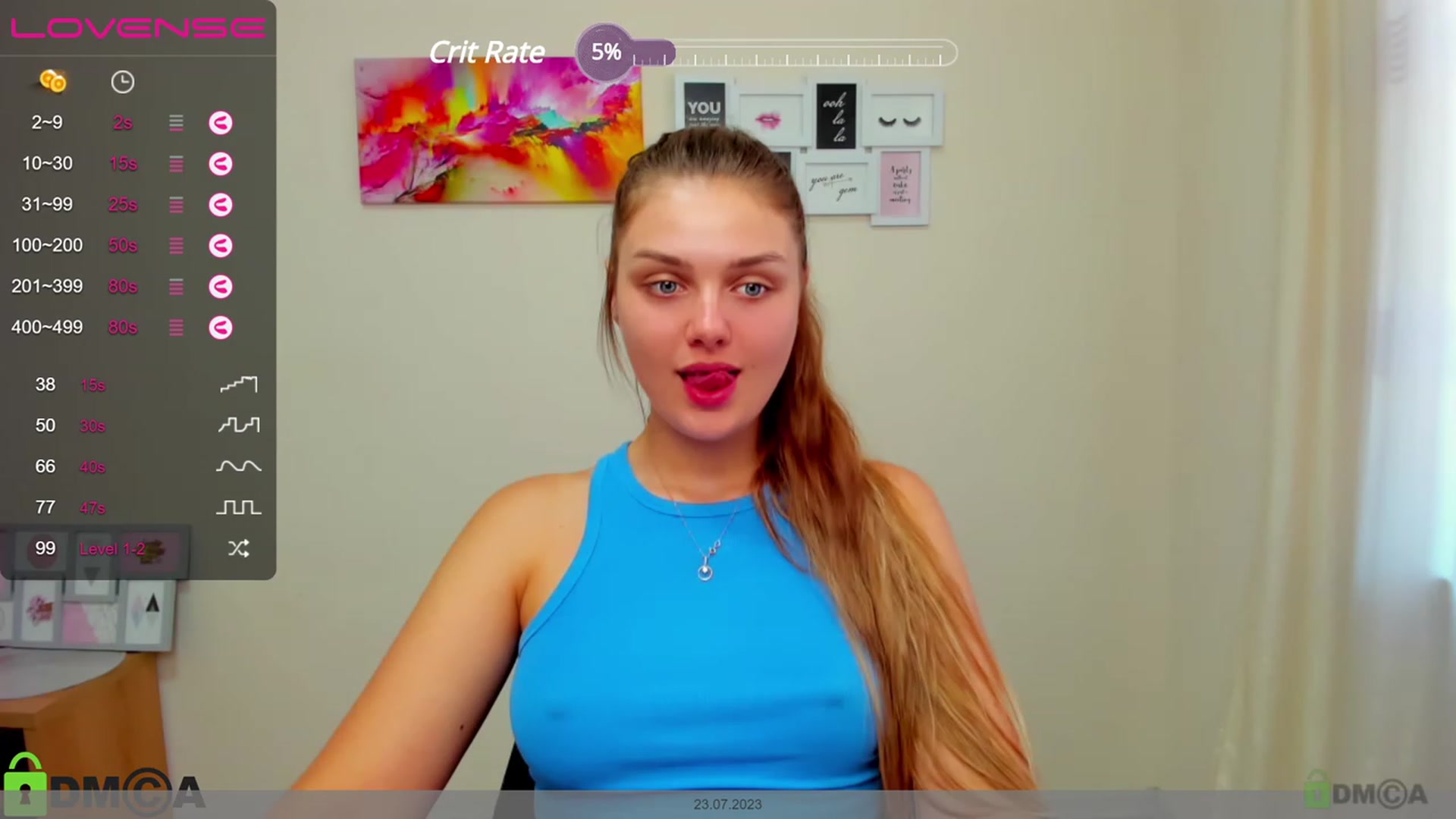 Gallery image thumbnail from Babe_golden's myfreecams stream on, 07/23/2023, 08:40 image 20 of 20
