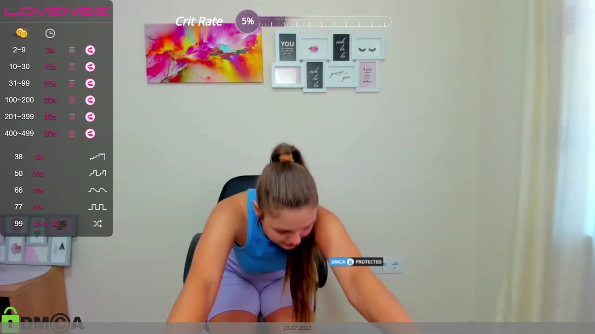 Gallery image thumbnail from Babe_golden's myfreecams stream on, 07/23/2023, 08:40 image 16 of 20