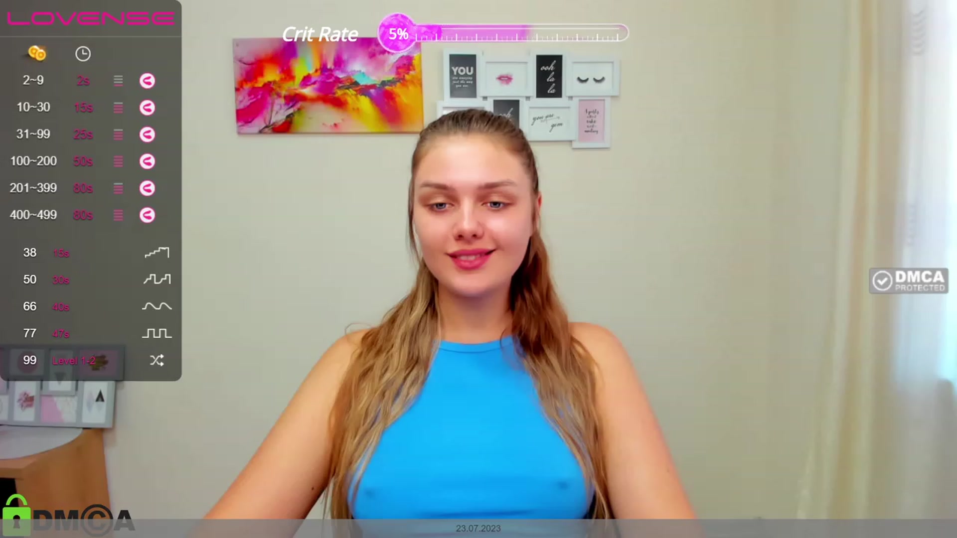 Gallery image thumbnail from Babe_golden's myfreecams stream on, 07/23/2023, 08:40 image 9 of 20