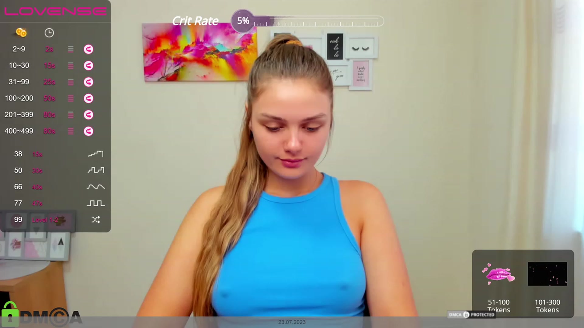 Gallery image thumbnail from Babe_golden's myfreecams stream on, 07/23/2023, 08:40 image 14 of 20