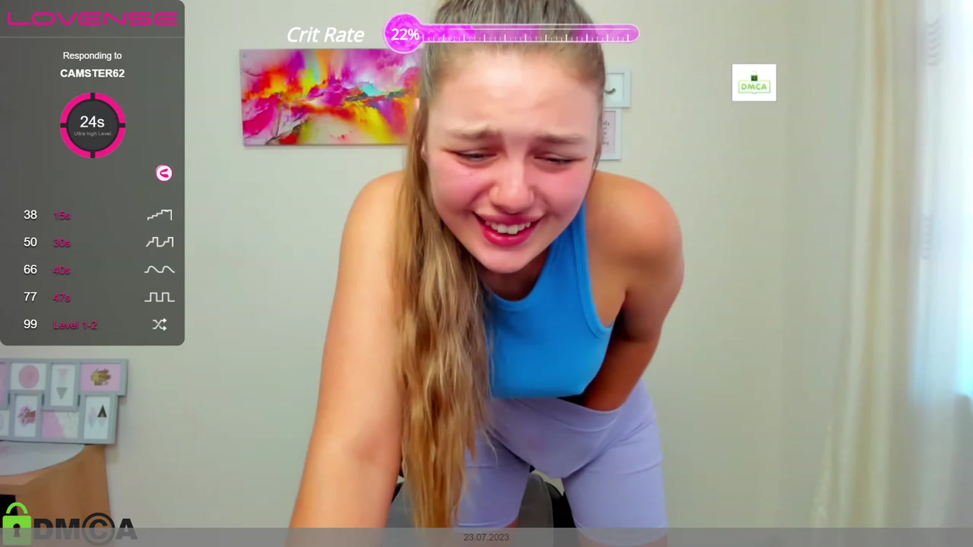 Gallery image thumbnail from Babe_golden's myfreecams stream on, 07/23/2023, 08:40 image 1 of 20
