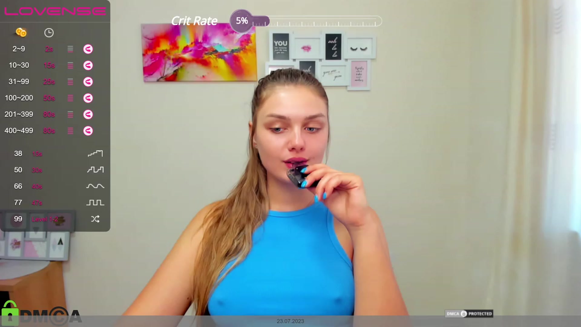 Gallery image thumbnail from Babe_golden's myfreecams stream on, 07/23/2023, 08:40 image 11 of 20