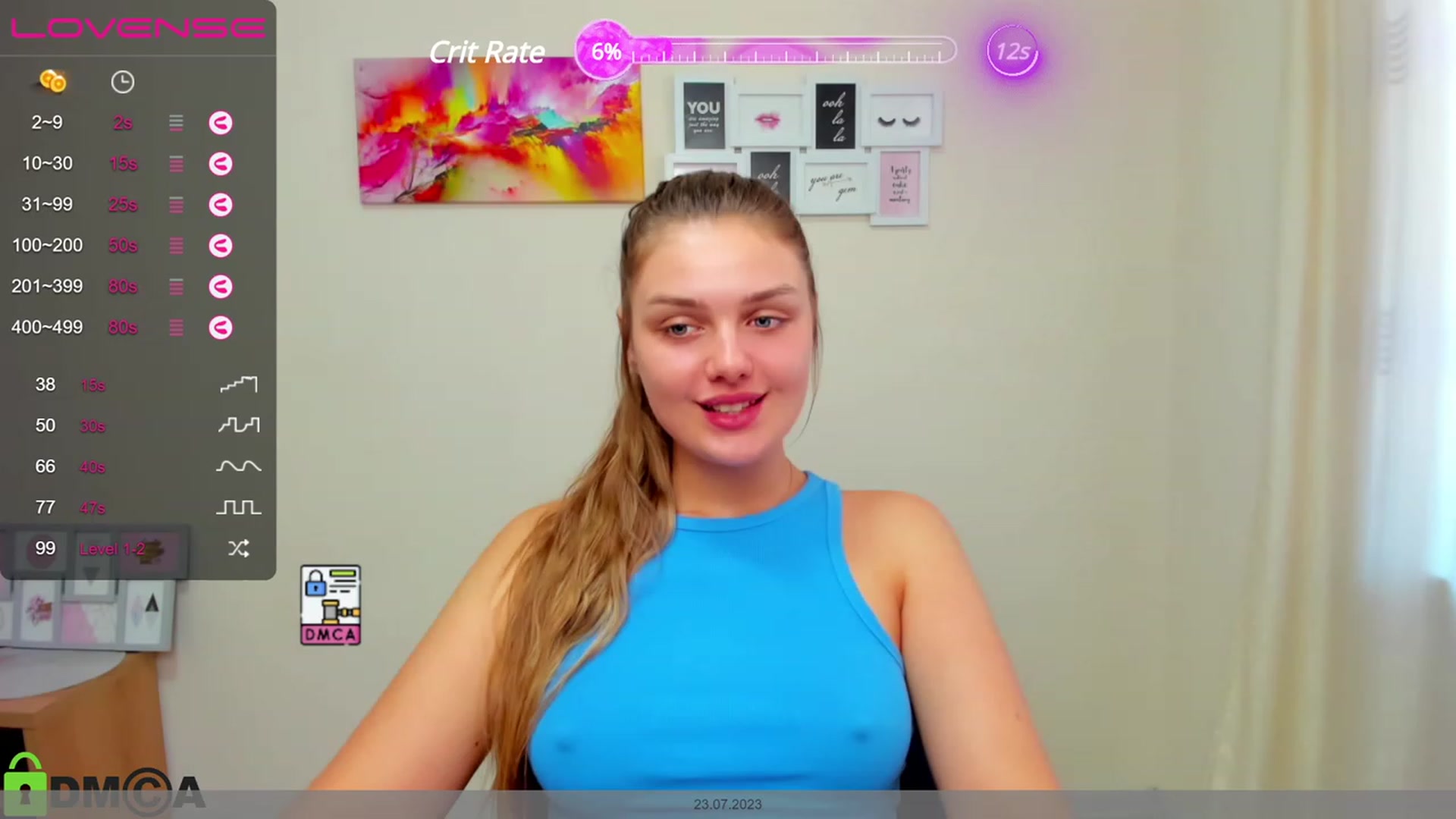 Gallery image thumbnail from Babe_golden's myfreecams stream on, 07/23/2023, 08:40 image 10 of 20