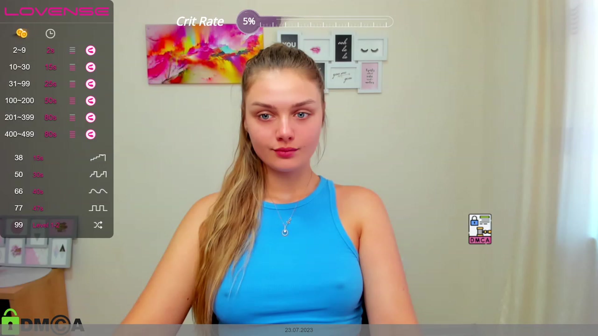 Gallery image thumbnail from Babe_golden's myfreecams stream on, 07/23/2023, 08:40 image 18 of 20