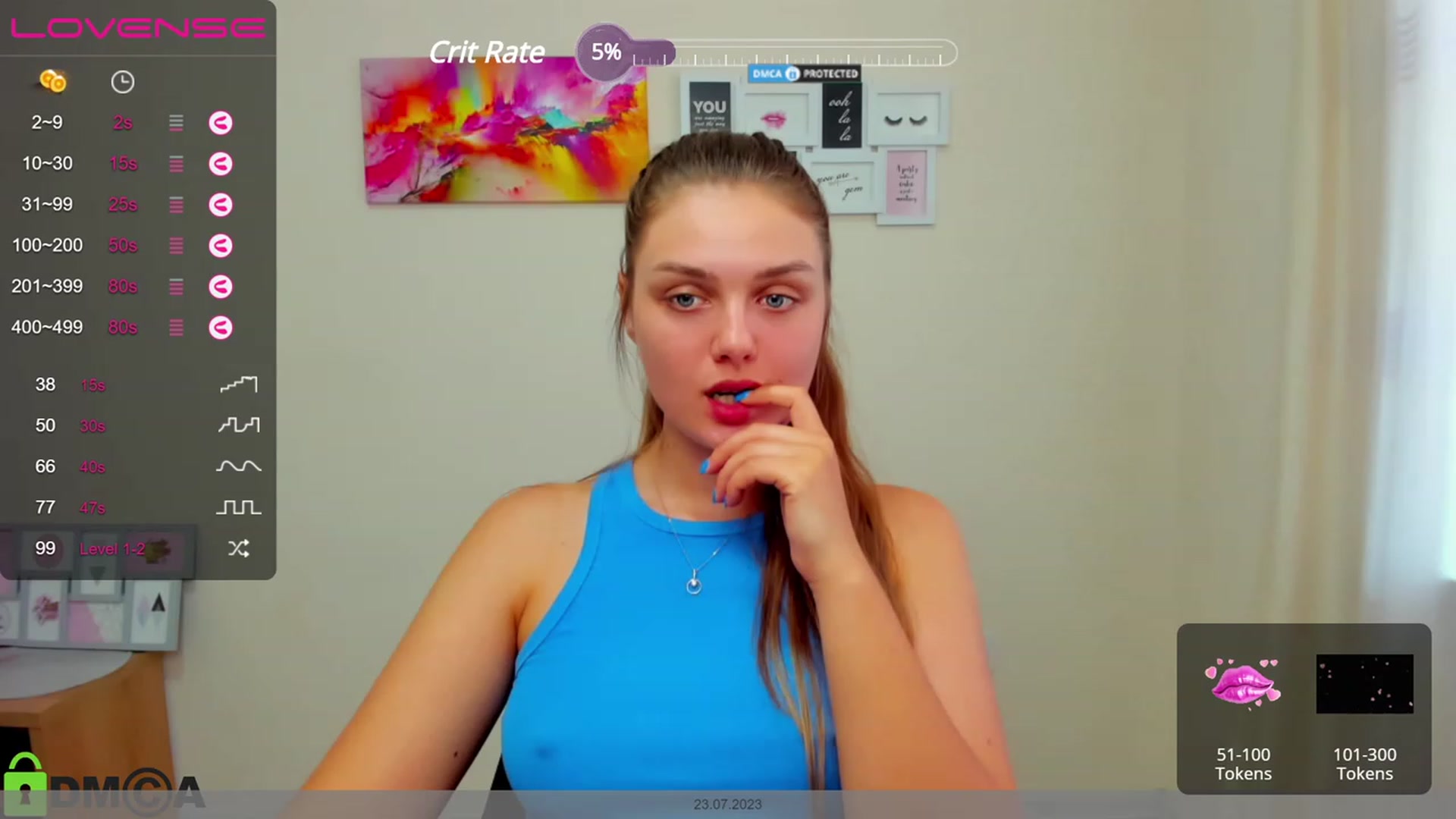 Gallery image thumbnail from Babe_golden's myfreecams stream on, 07/23/2023, 10:37 image 8 of 20