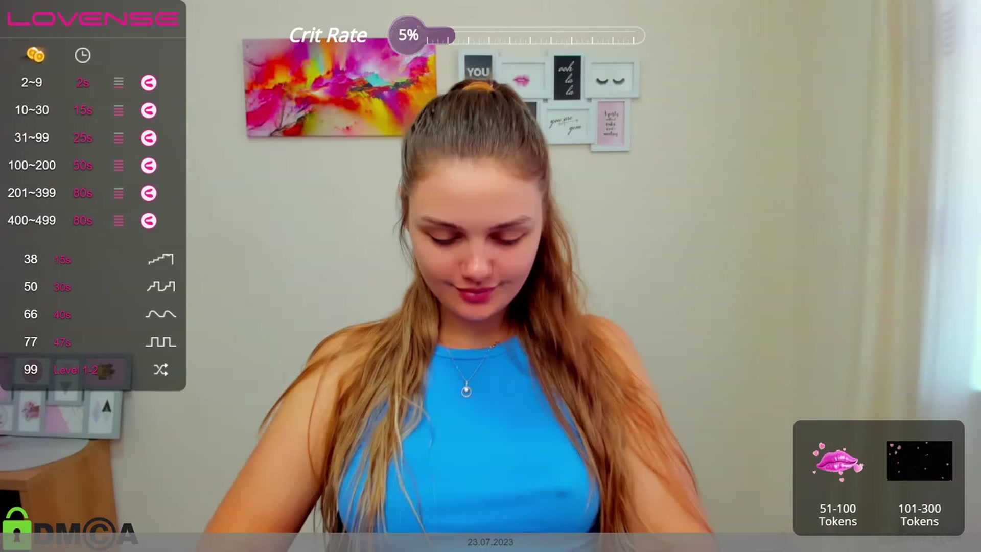 Gallery image thumbnail from Babe_golden's myfreecams stream on, 07/23/2023, 10:37 image 1 of 20
