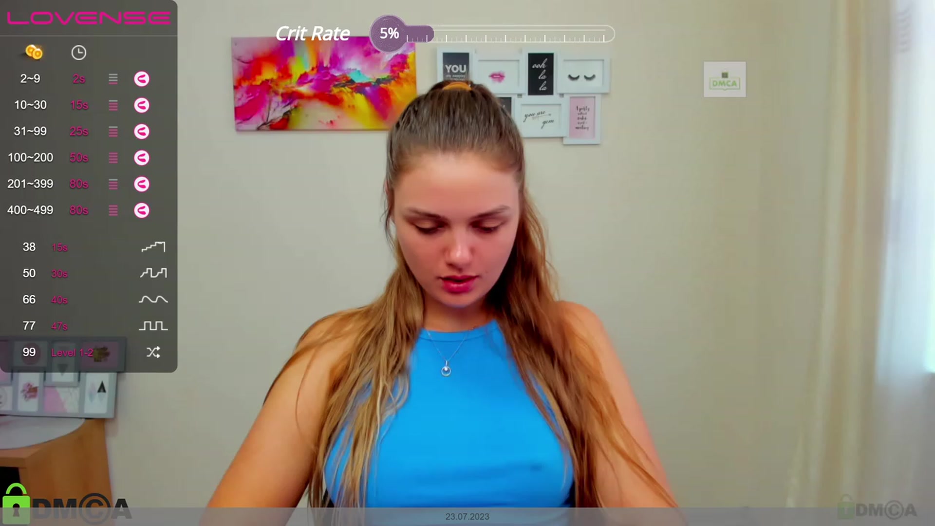 Gallery image thumbnail from Babe_golden's myfreecams stream on, 07/23/2023, 10:37 image 3 of 20