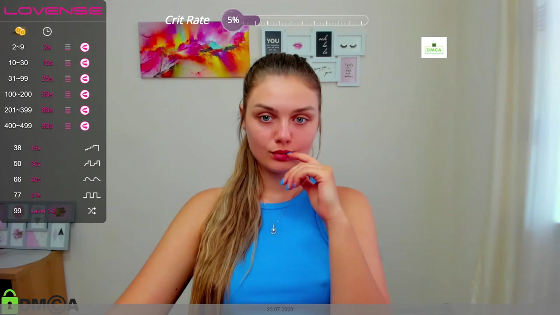 Gallery image thumbnail from Babe_golden's myfreecams stream on, 07/23/2023, 10:37 image 14 of 20